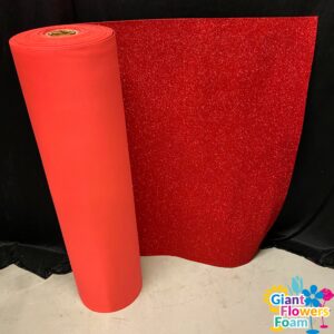 Glitzerfoam pro Rolle Candy Red (2mm)