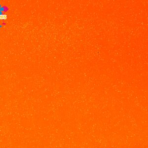 Gomaespuma con Purpurina Neon Orange (2mm)